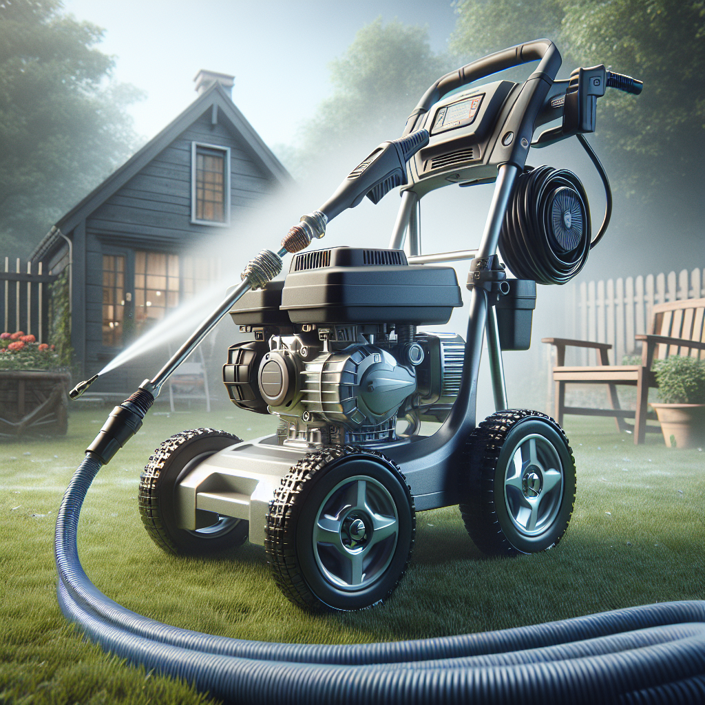 Realistic depiction of the Excell Pressure Washer XR2600.