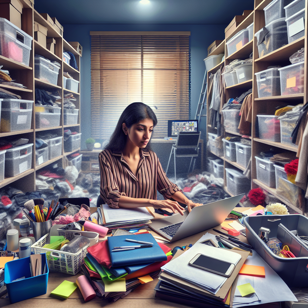 declutter and organizing