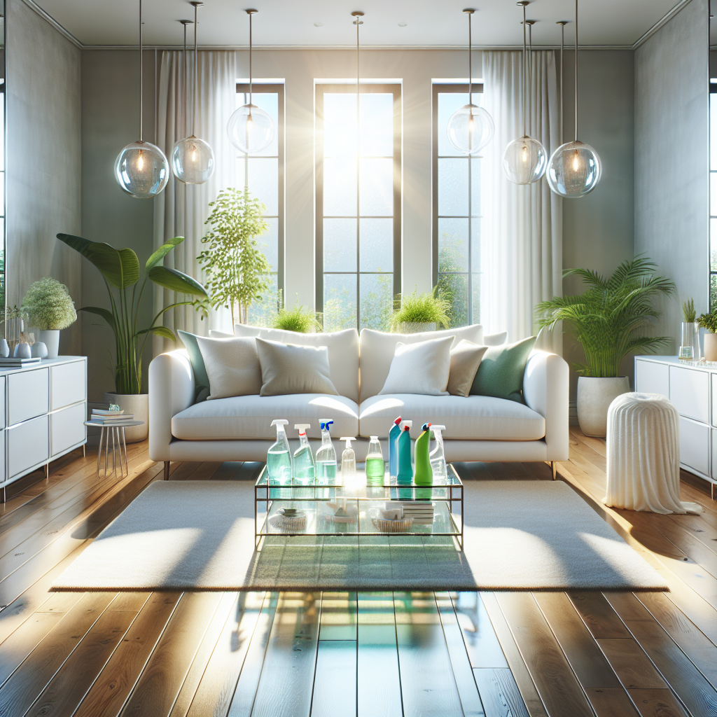 impeccably clean modern home