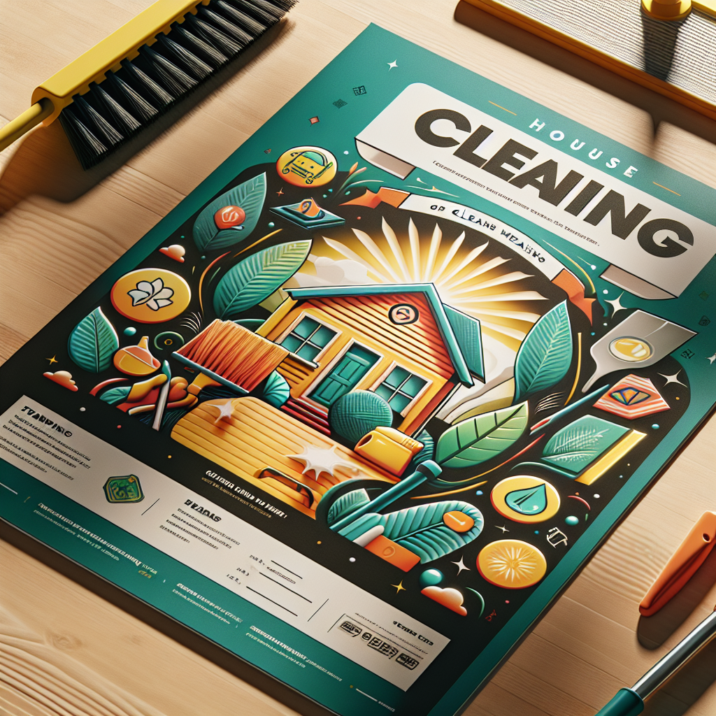 Creative House Cleaning Flyers Ideas