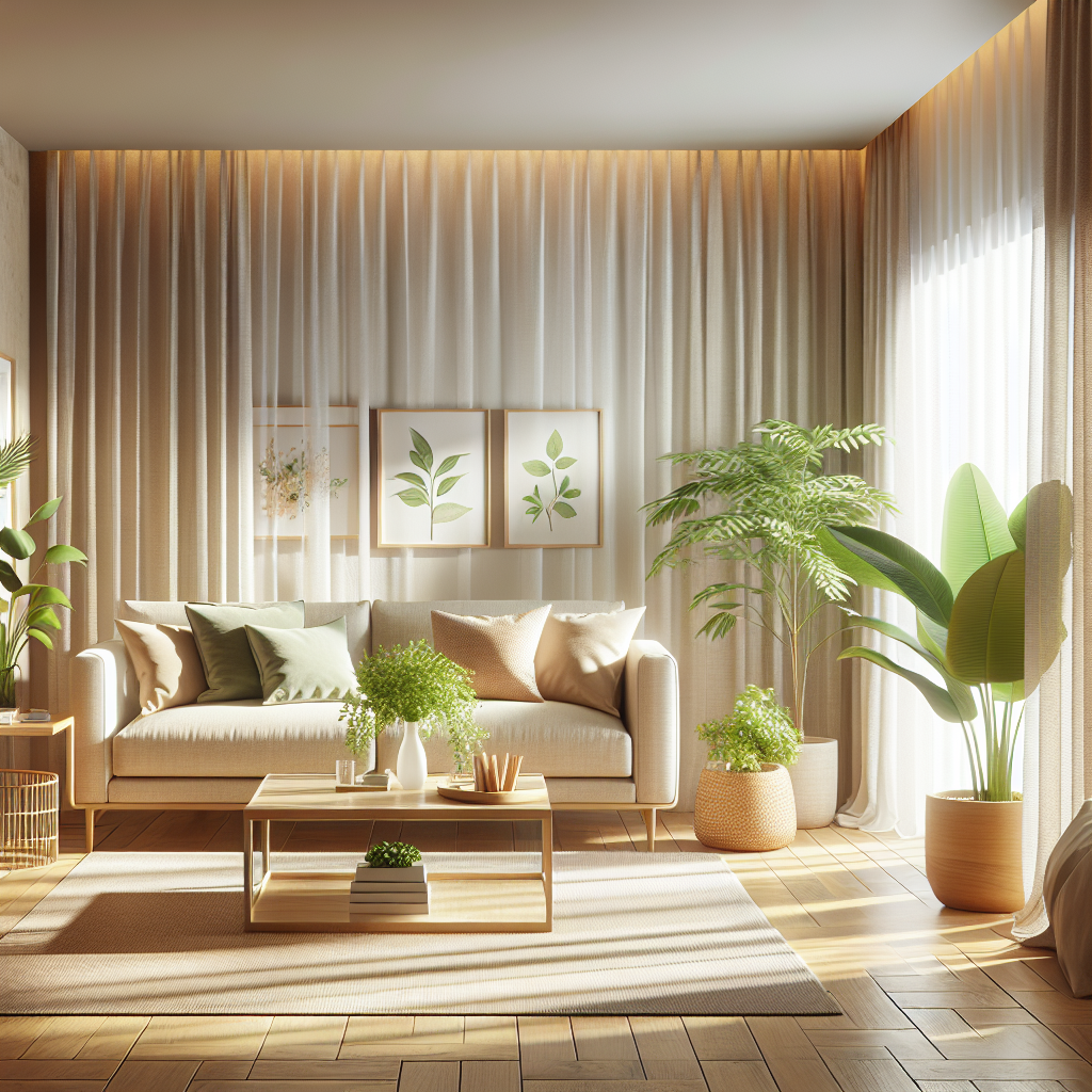 A cozy, modern living room representing the benefits of affordable house cleaning.
