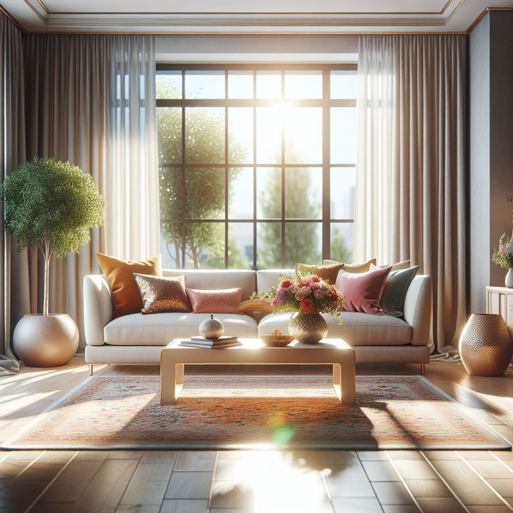 A tidy modern living room showcasing the importance of home cleaning services.