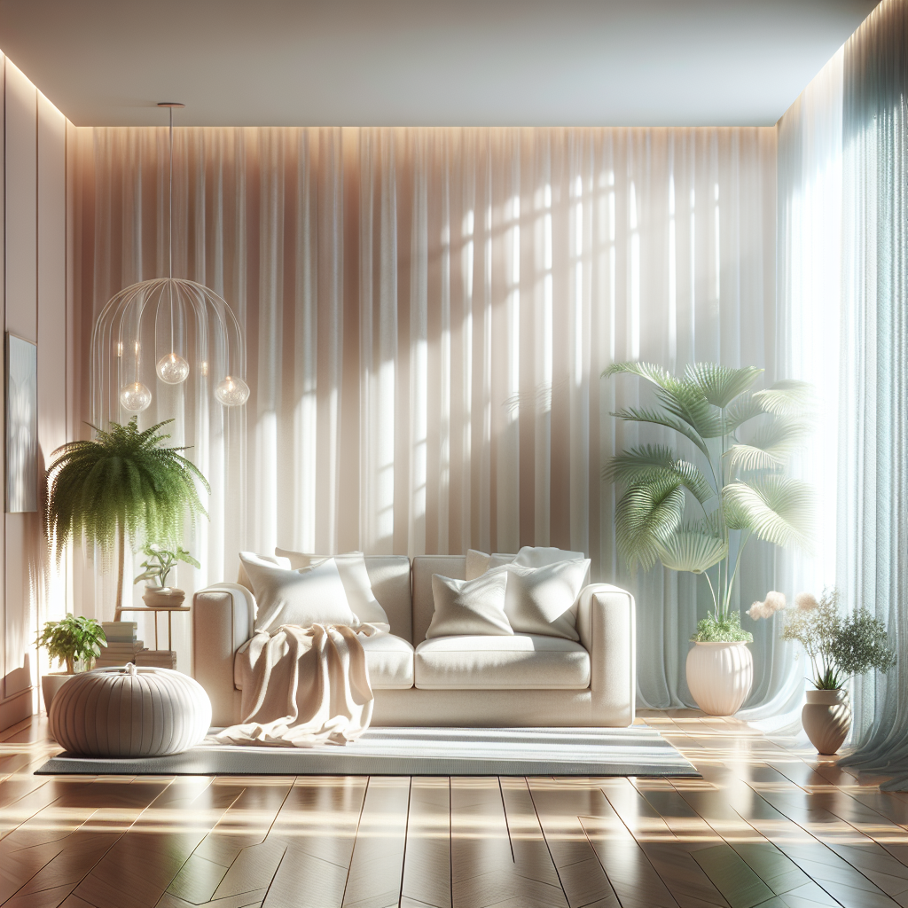 A clean and organized room with bright hardwood floors and cozy furniture.
