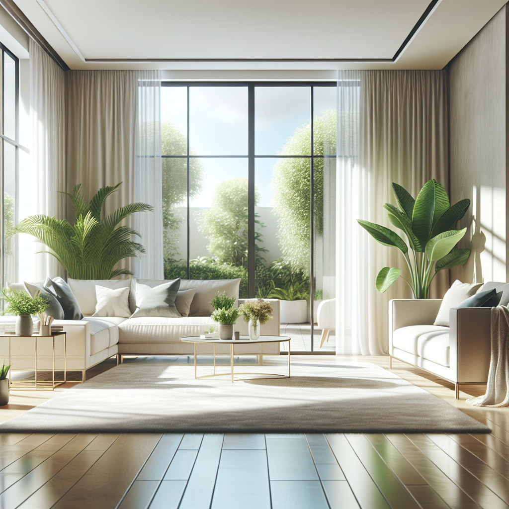 A clean and inviting home interior with modern furniture and natural light.
