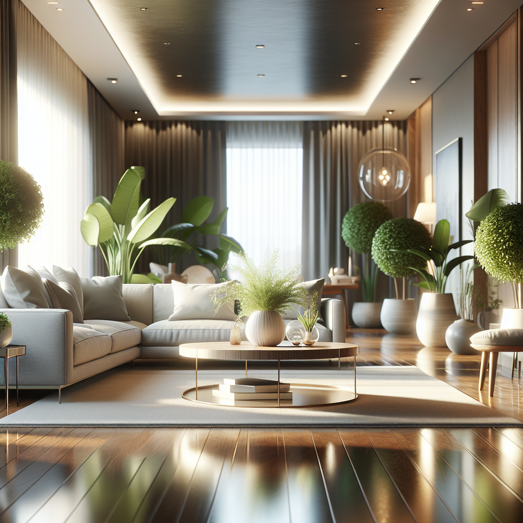 A clean and inviting living room interior.