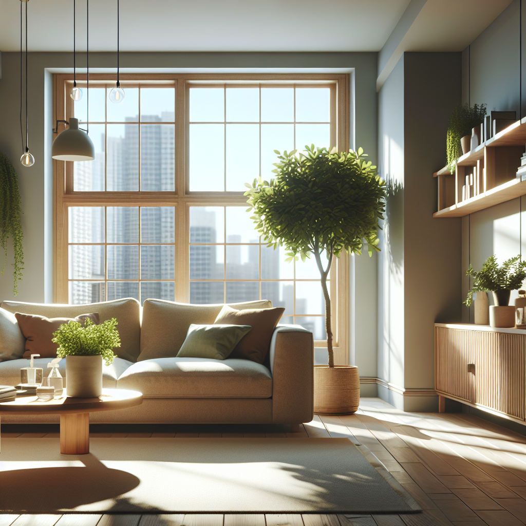 A clean and inviting interior of a modern Queens, NY apartment.