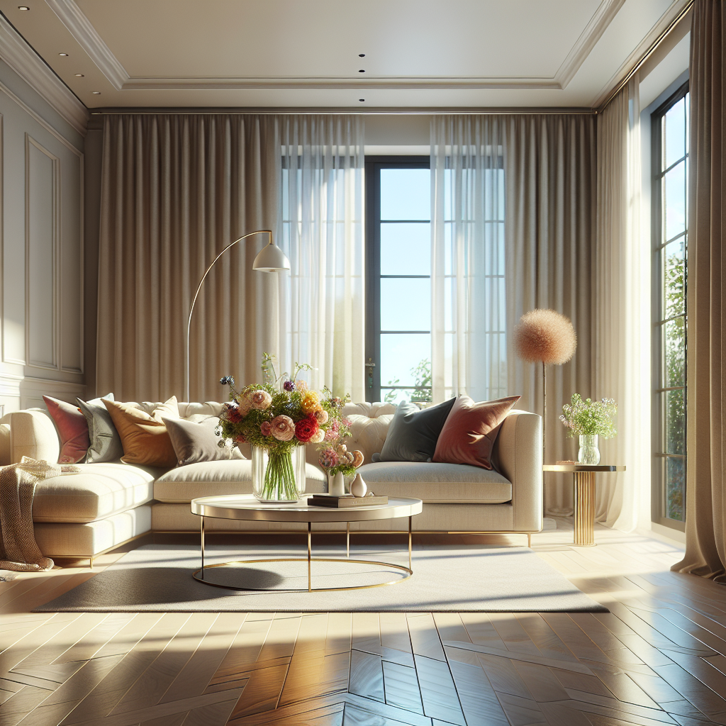 A clean and inviting living room demonstrating the importance of residential cleaning services.