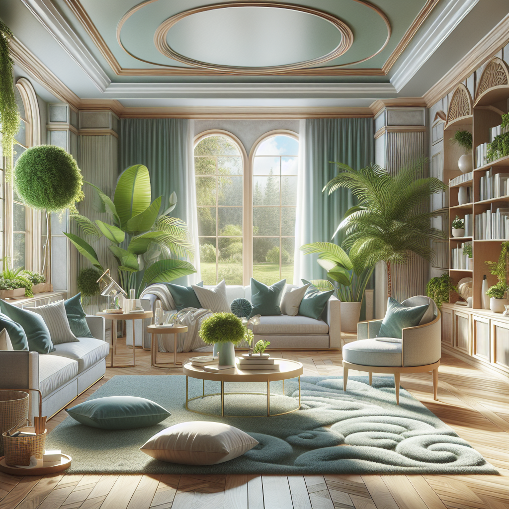 A clean and organized living room showcasing the benefits of house cleaning services.