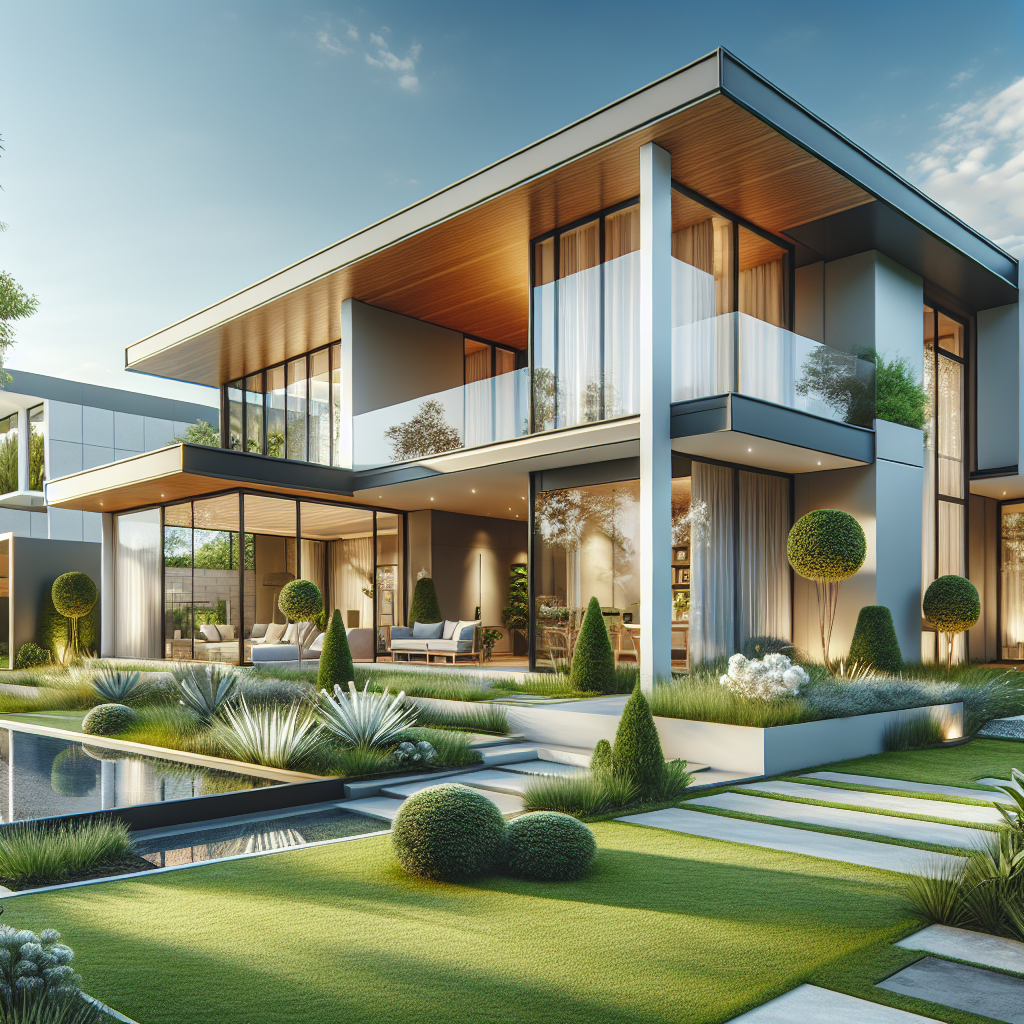 Exterior view of a modern house at 8306 Chappelle Way SW in Edmonton, featuring contemporary architecture and beautiful landscaping.