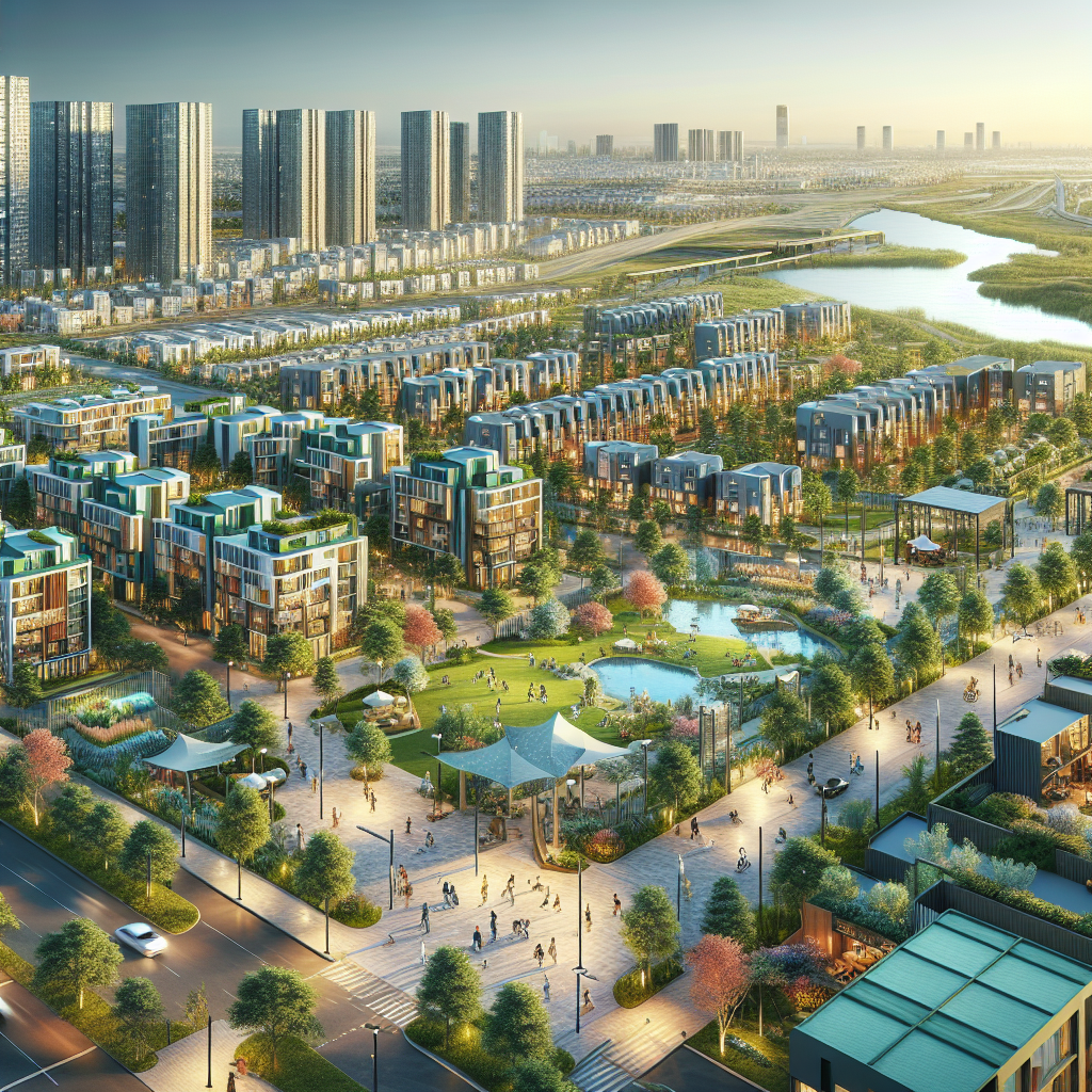 A vibrant community scene of AB T6W 4L3 in Edmonton, featuring parks, modern houses, and local amenities.