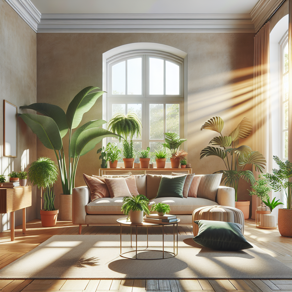 A serene and organized living room showcasing the importance of cleaning services.