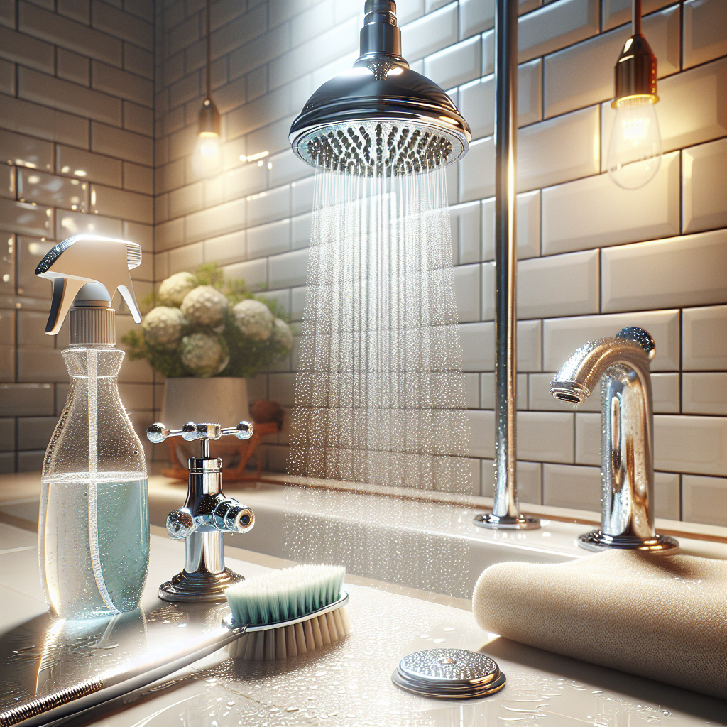 A clean bathroom scene highlighting the concept of scaling in cleaning.