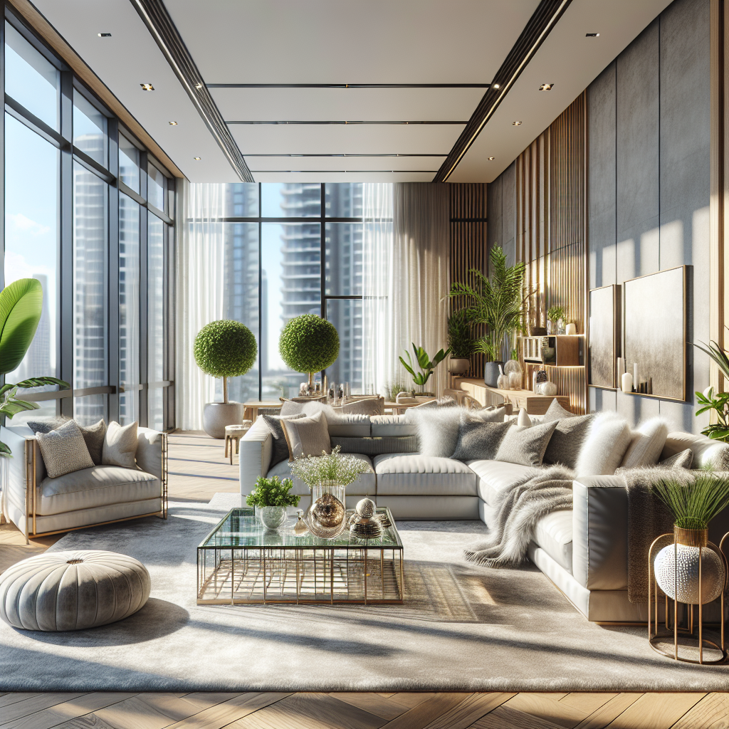 A clean and modern Abu Dhabi apartment interior.