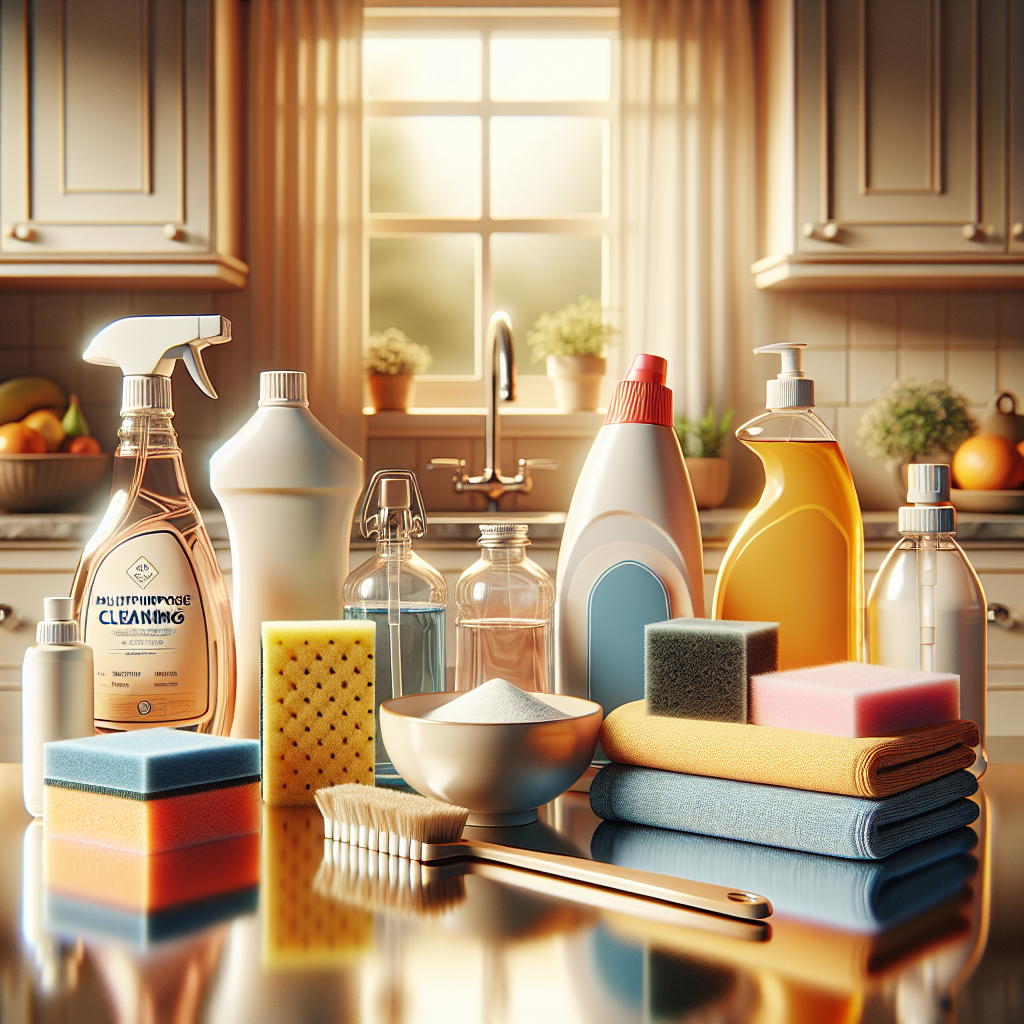 Essential Basic Kitchen Cleaning Supplies