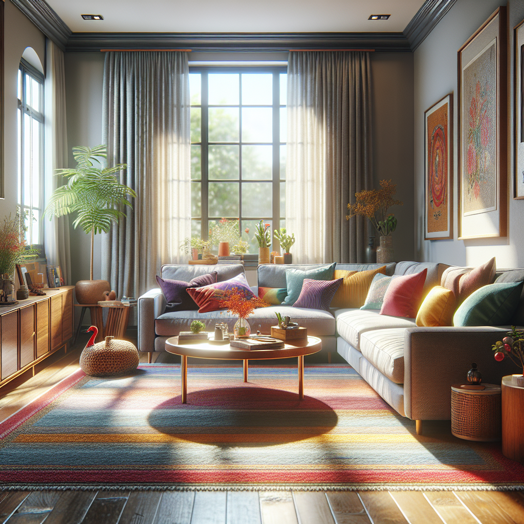 A clean and cozy living room showcasing the benefits of residential cleaning services.