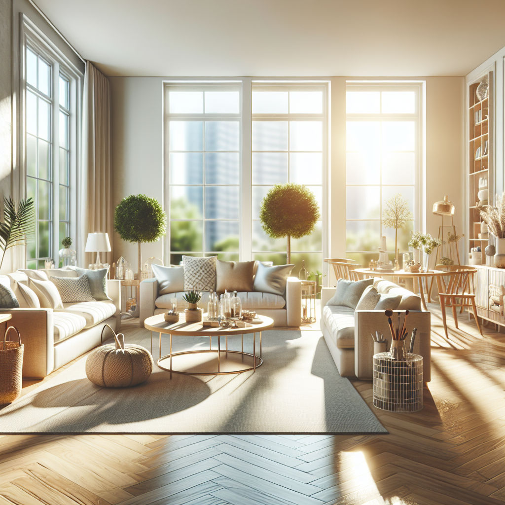 A clean and organized house interior.