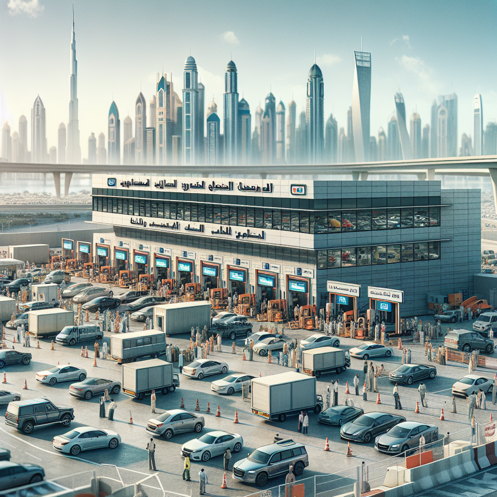 Customs clearance dubai 4 A Busy Vehicle Clearance Center In Dubai.