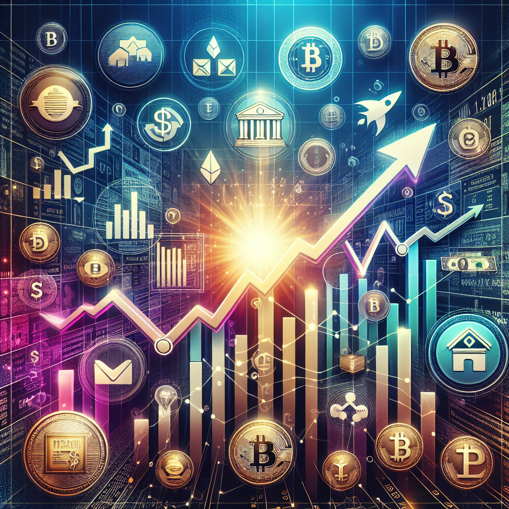 A depiction of investment strategies for growth with diverse financial elements.