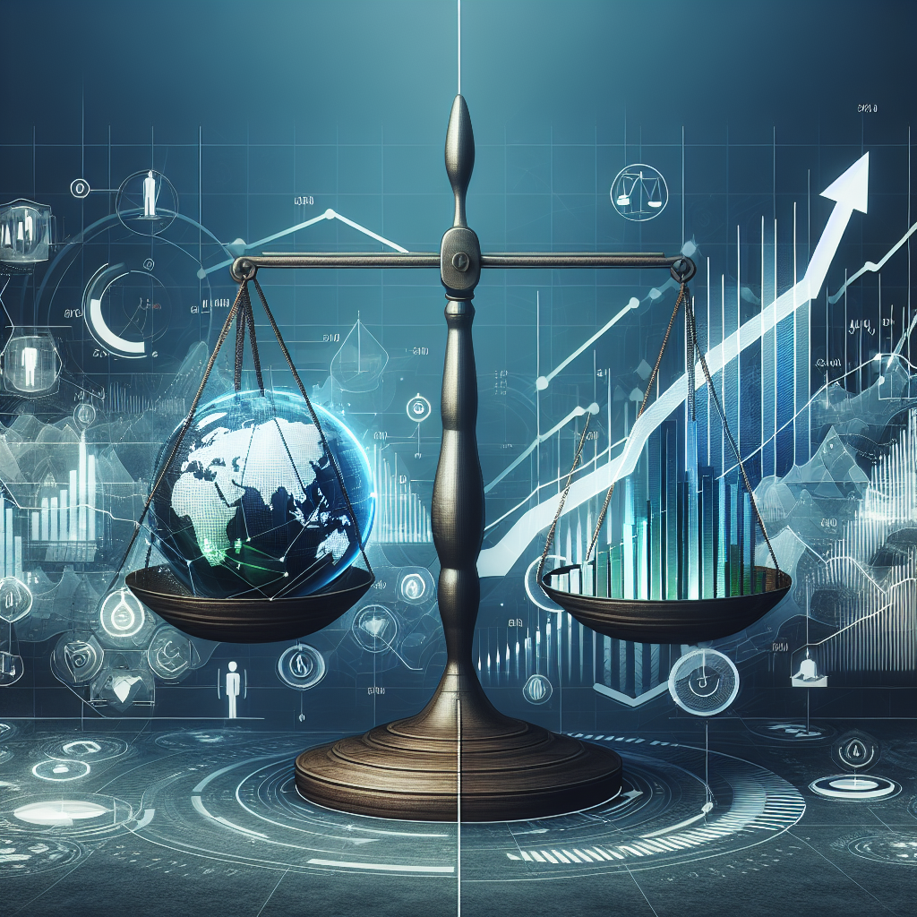 Abstract representation of investment strategies in global finance.