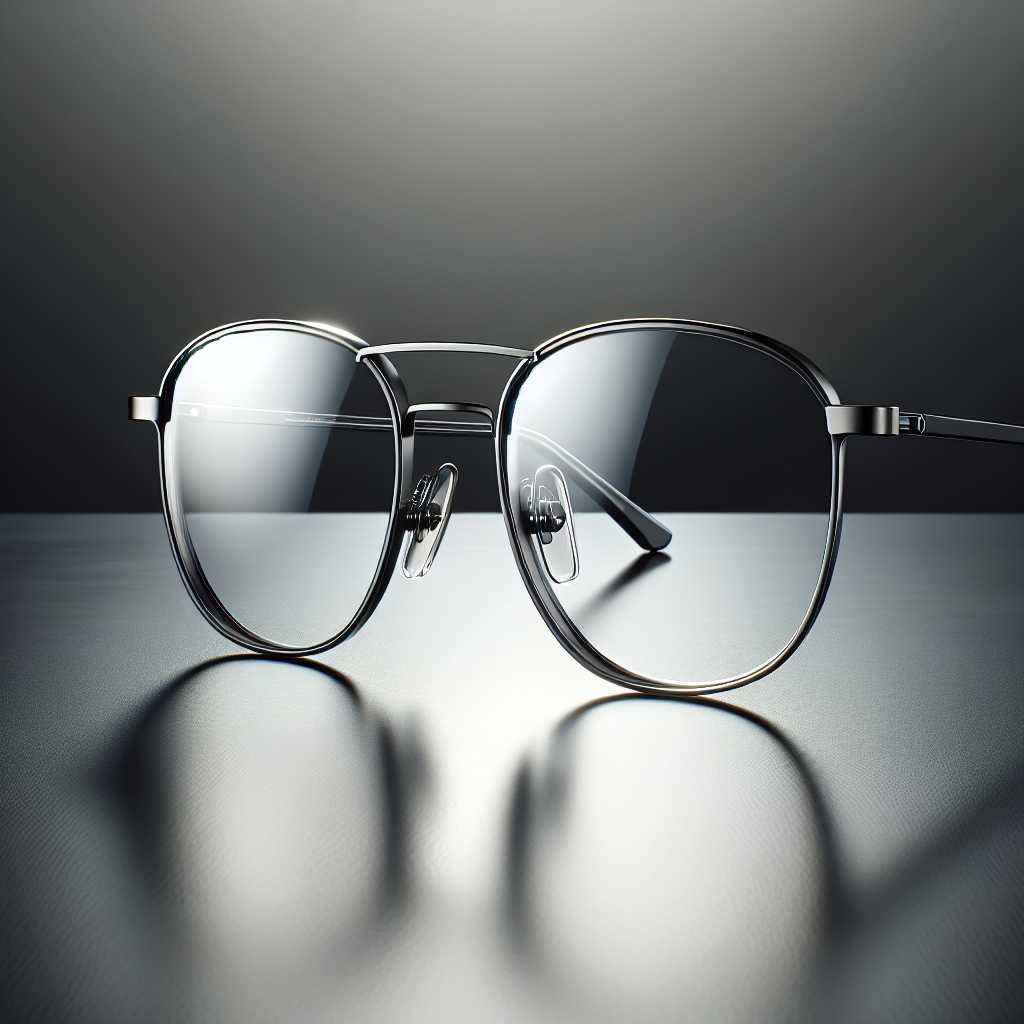 Close-up image of stylish Bonita eyewear frames on a smooth surface.