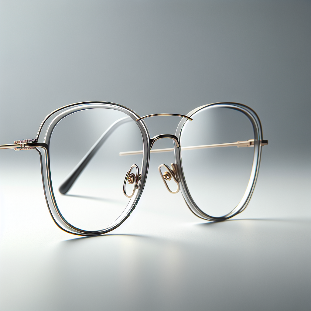 Close-up image of Bonita eyewear frames without text, showcasing modern and classic design.