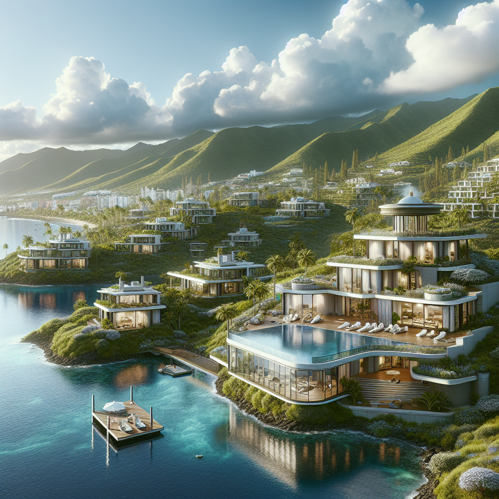 Luxury real estate in Tenerife, featuring lavish villas and modern beachfront apartments with stunning views.