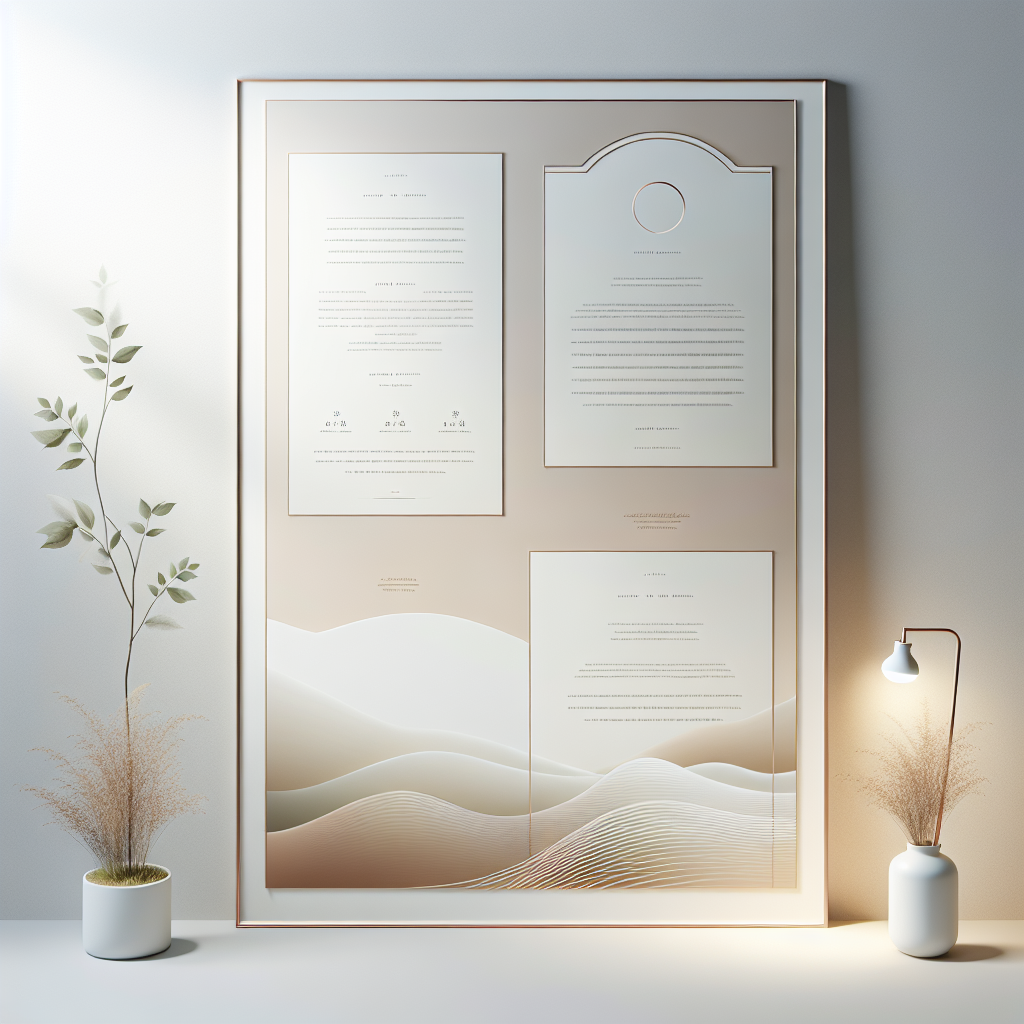 A realistic depiction of a classic and elegant memorial service poster template on a clean background.