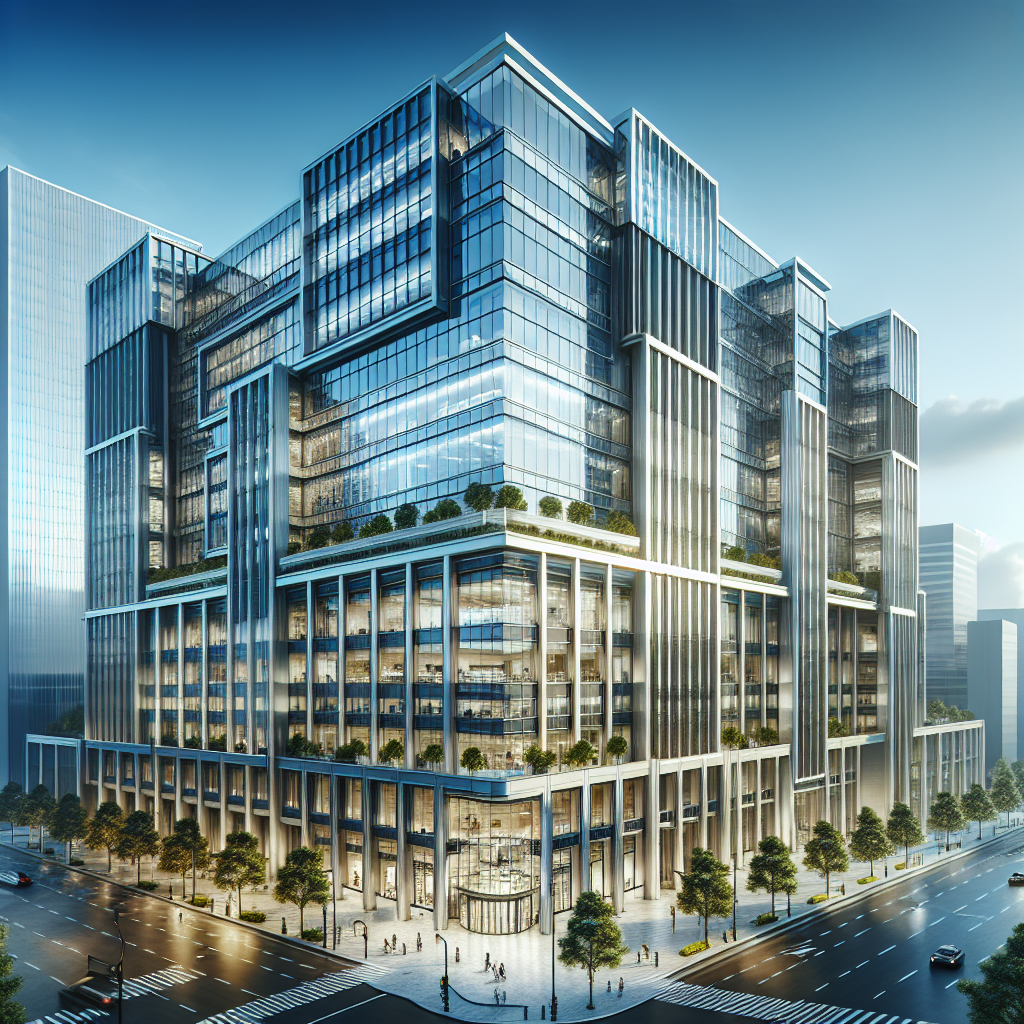 Realistic image of the Klook headquarters building.