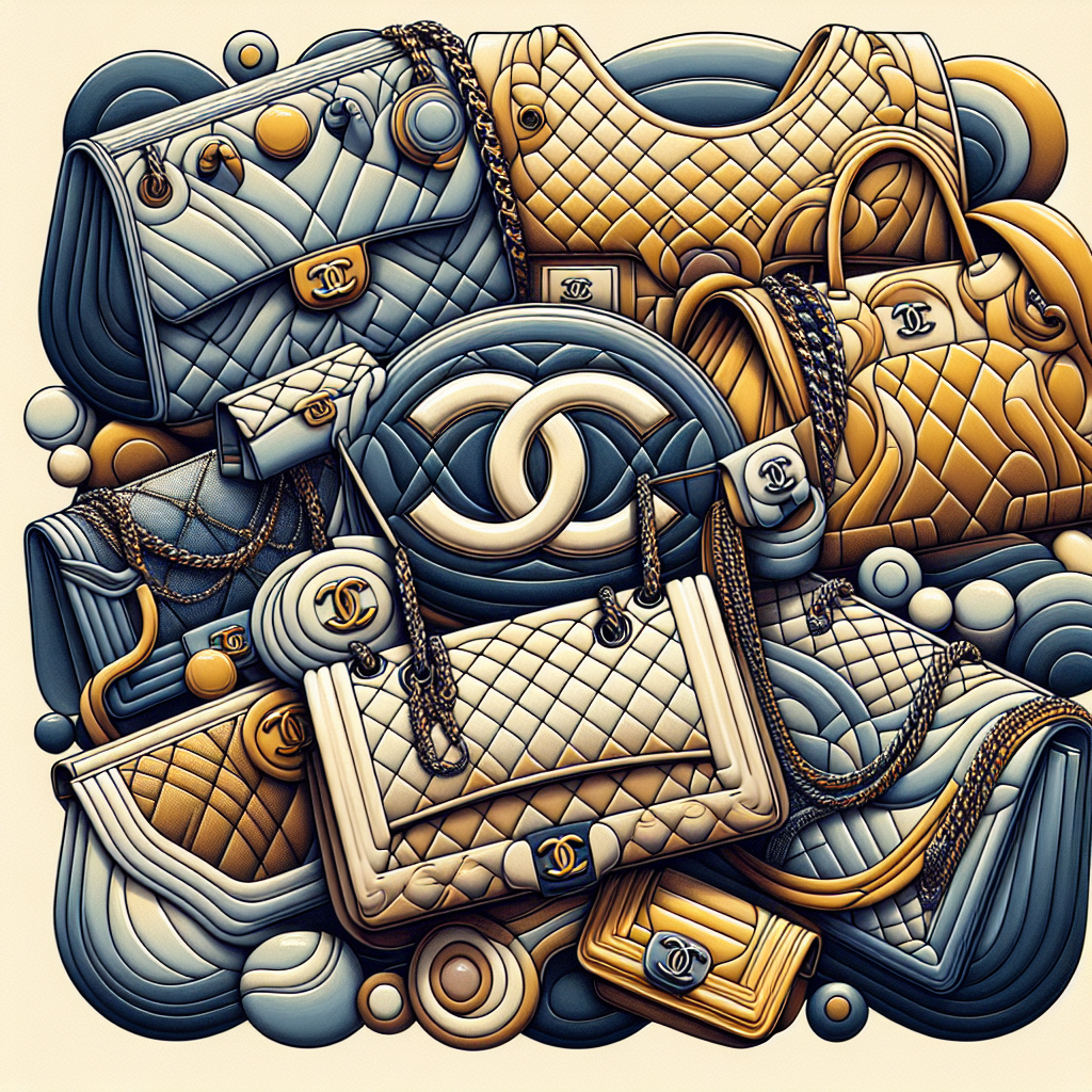 A realistic collection of Chanel bags as depicted on CollectingLuxury.com