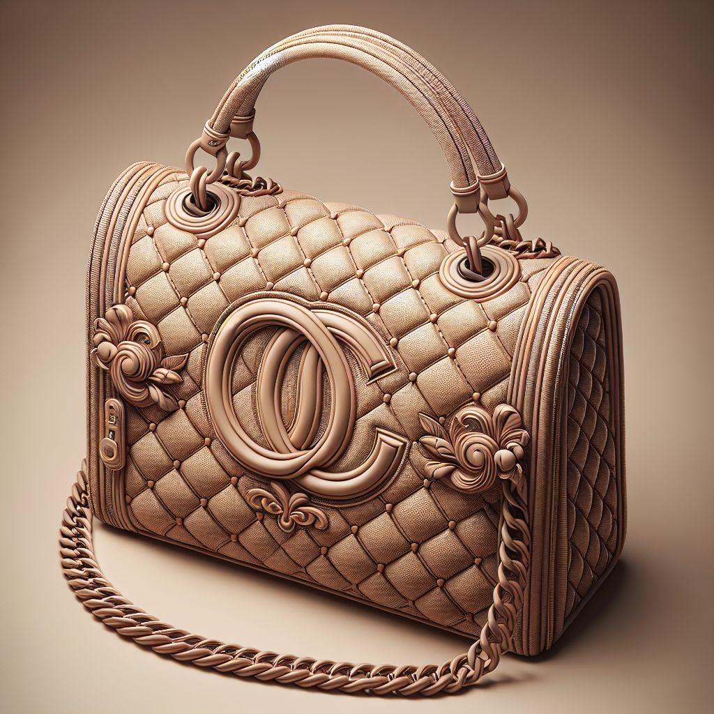 A realistic and detailed image of a luxury Chanel bag.