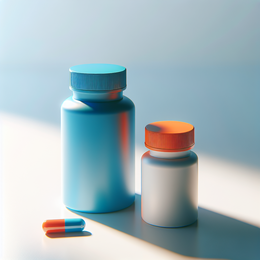 Two prescription medication bottles for weight loss.