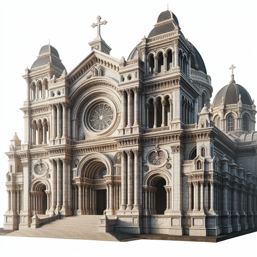 Realistic representation of the oratory church from the provided URL.