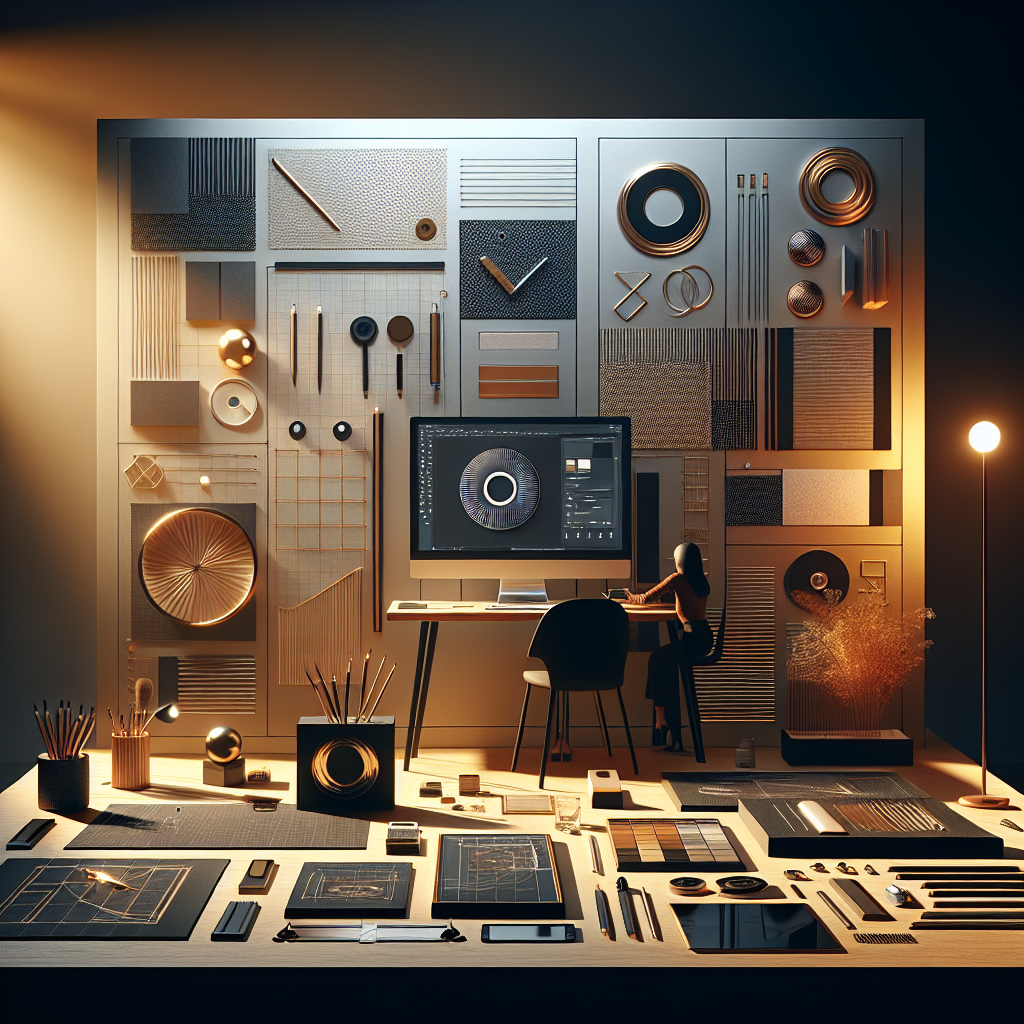 An image inspired by modern 2024 web design trends.