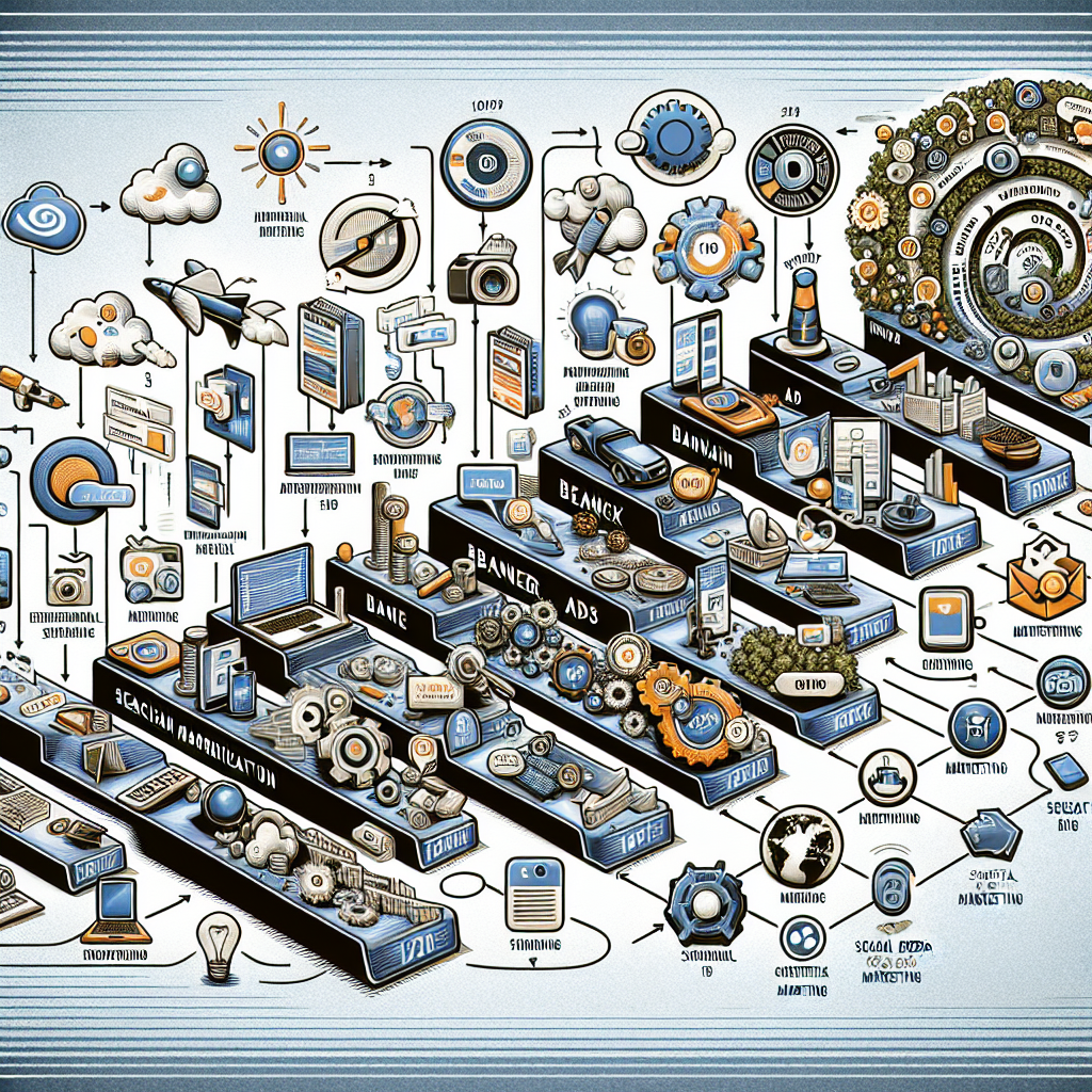 Evolution of Internet Marketing Realistic Image