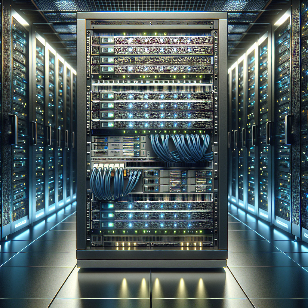 A realistic image of a LiteSpeed server.