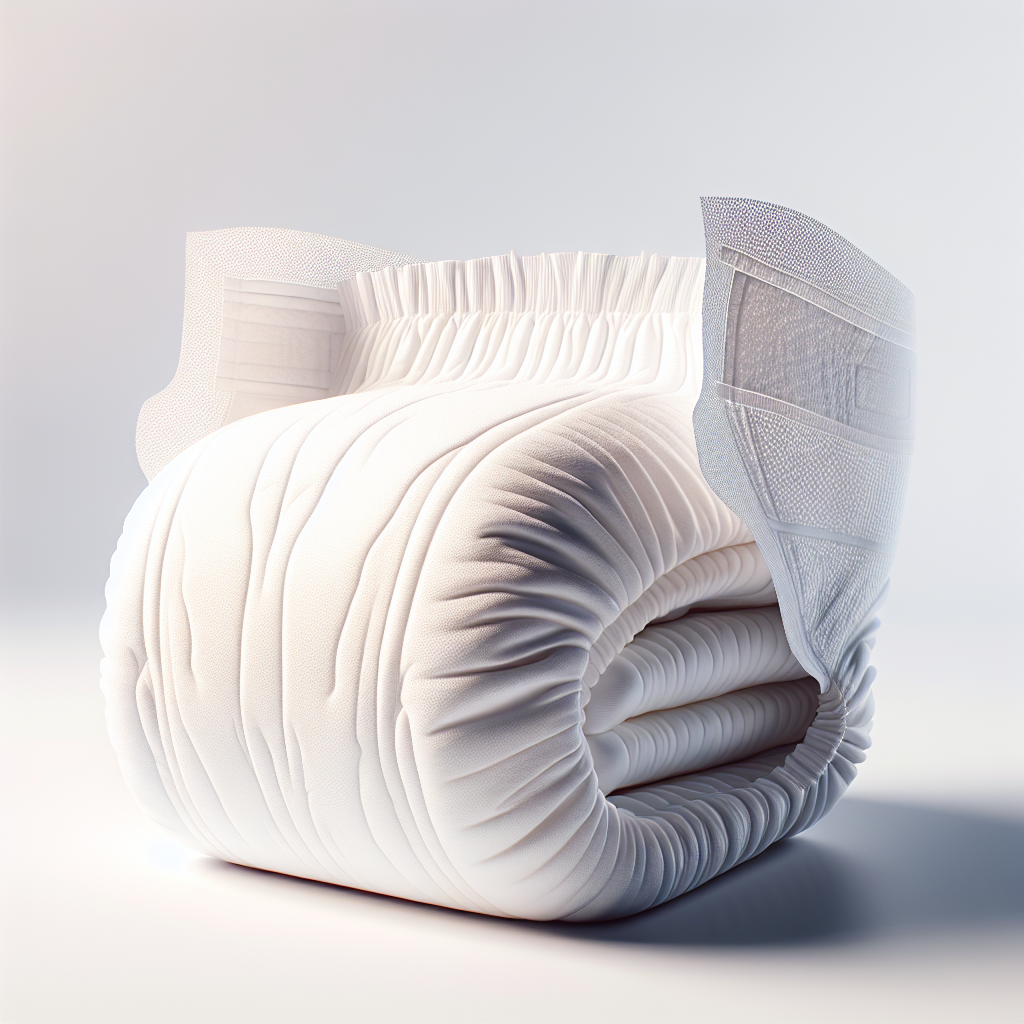 S&R Adult Diapers laid out on a clean, white surface, showing their soft texture and advanced design.