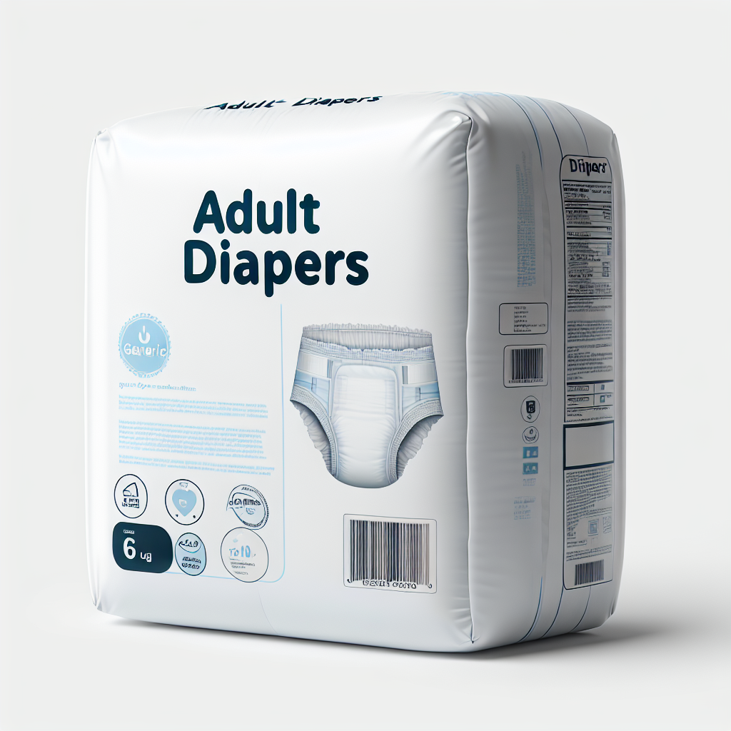 Adult diapers with Target branding on a clean white background.