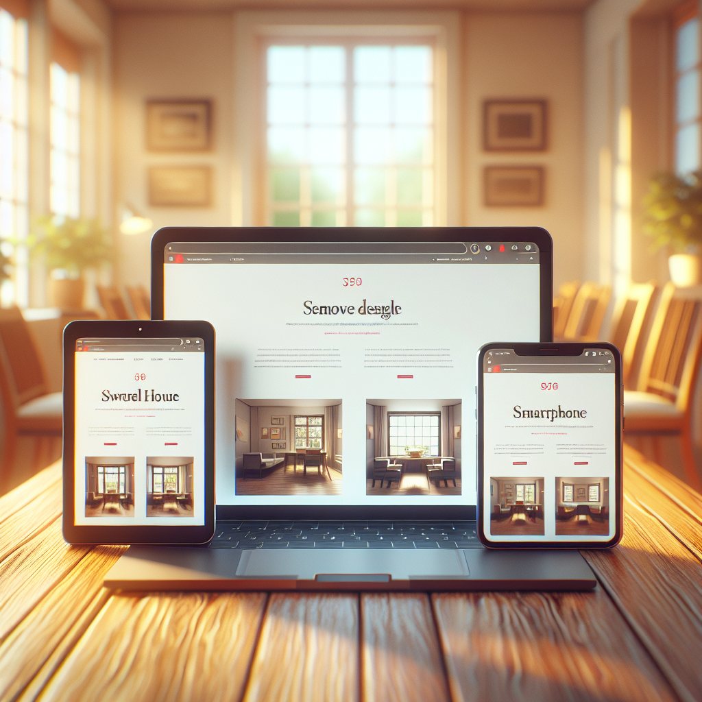 Various devices displaying the same WordPress website layout to signify responsive design.