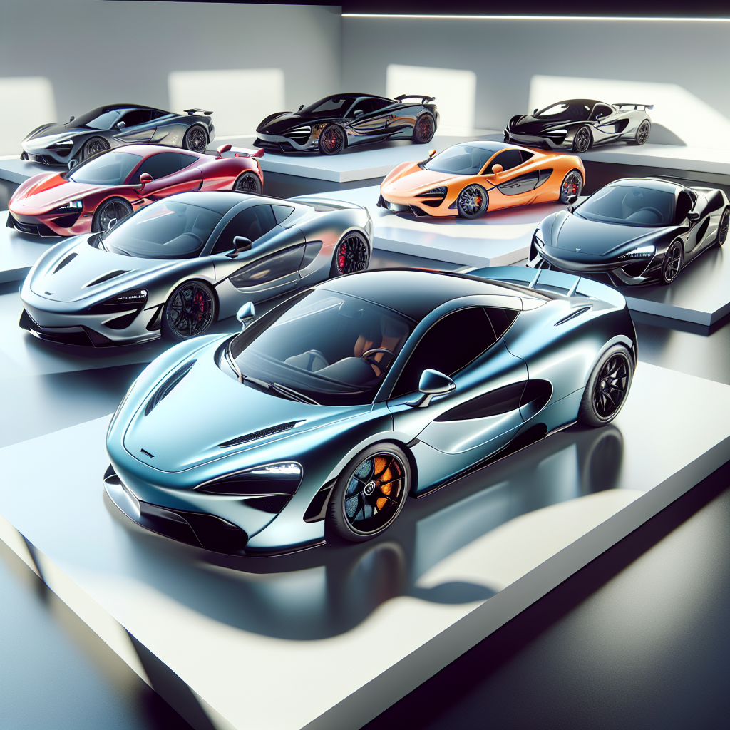 Realistic image of affordable McLaren car models as referenced in the provided URL.