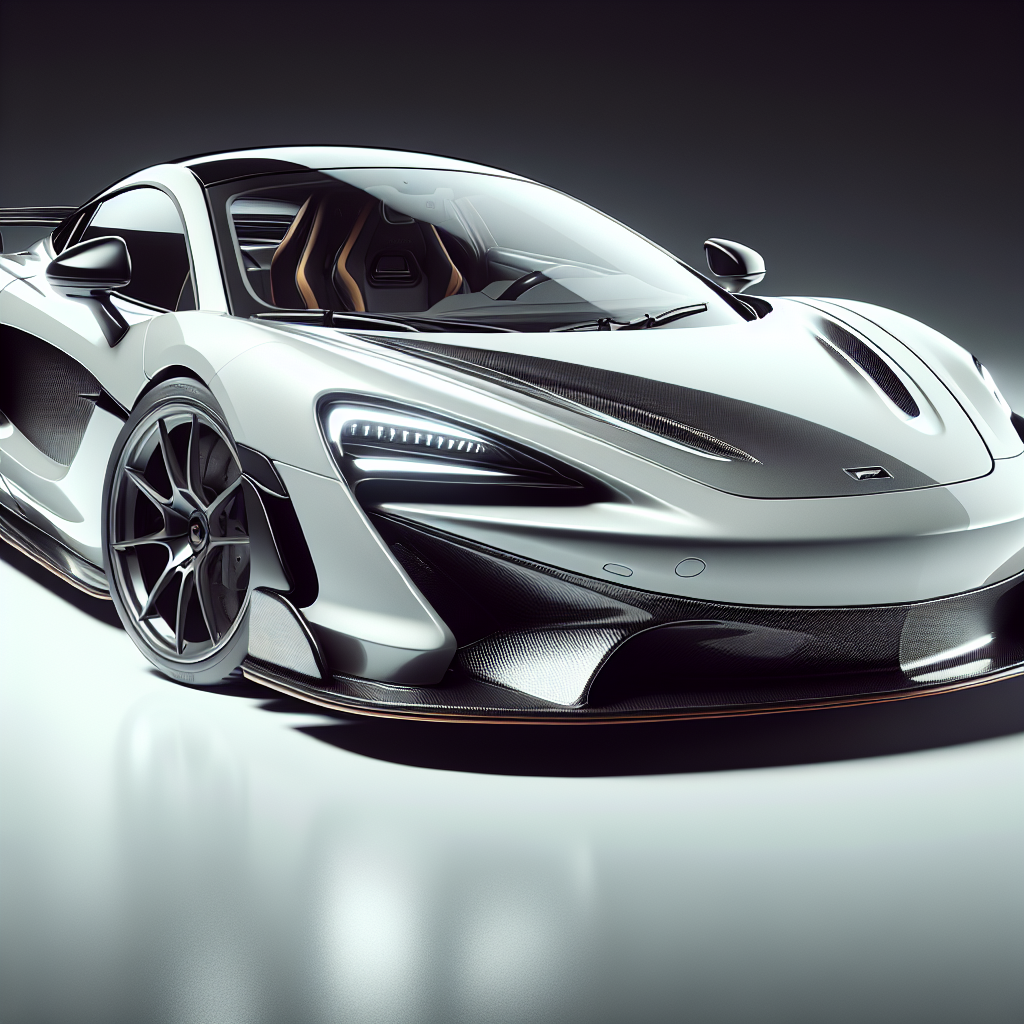A realistic image of an affordable McLaren car model.