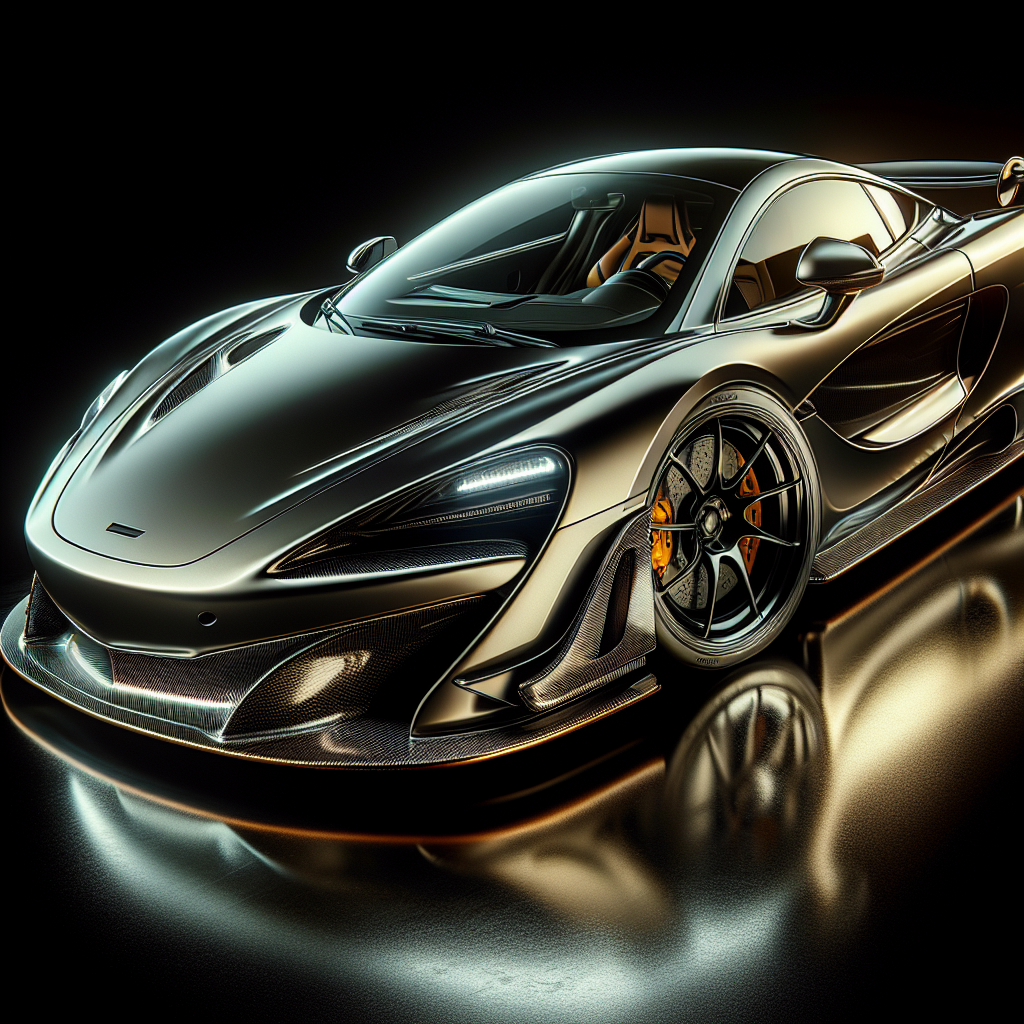 A realistic image of an affordable McLaren car.