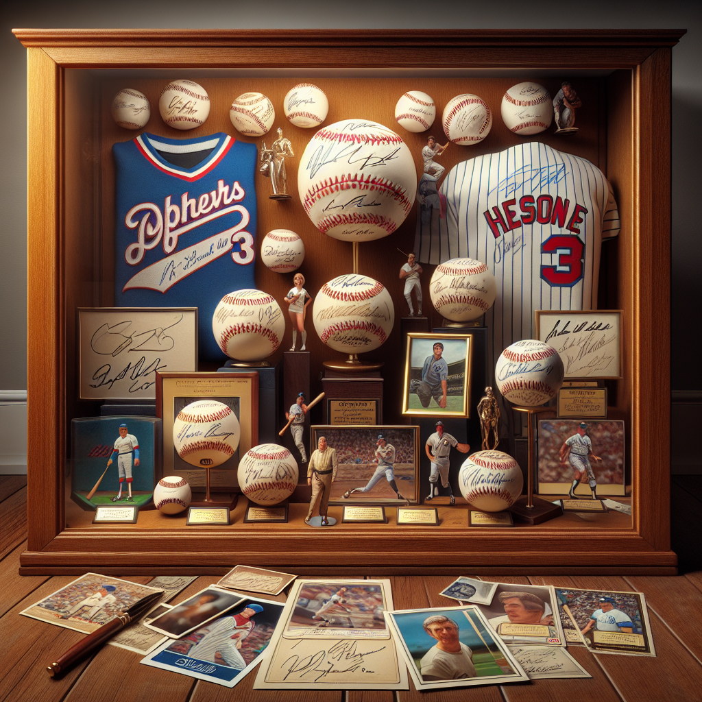 Historical sports autograph collection from 1982.