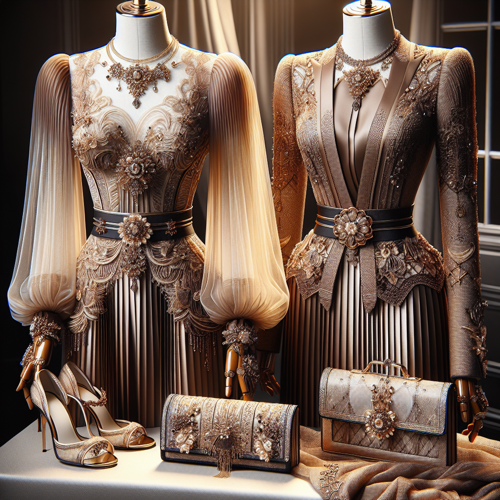 Stylish gospel wear for women in a realistic setting.