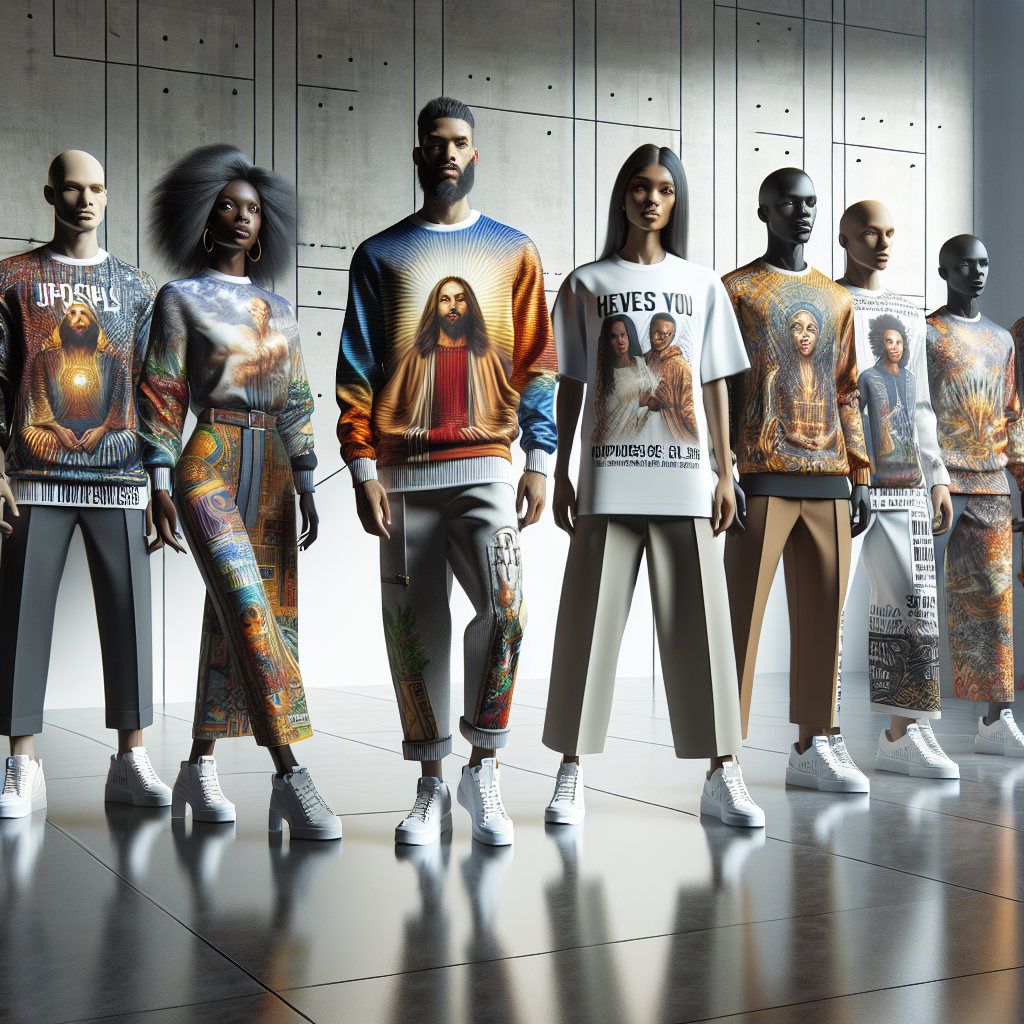 Models showcasing Gospel Wear Brands in a realistic setting.