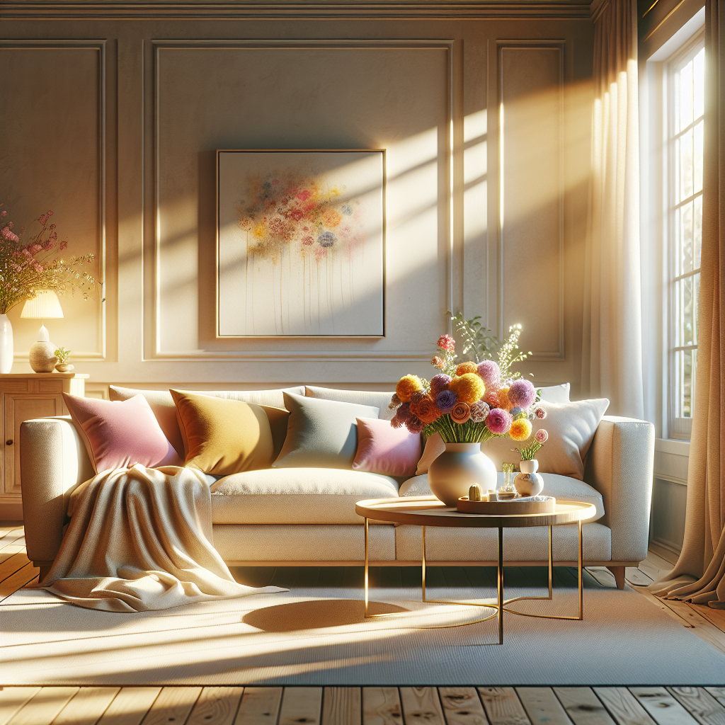 A cozy living room symbolizing love and partnership.