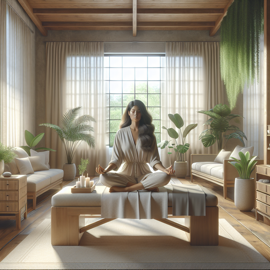 An inviting wellness space representing the principles of holistic therapy.