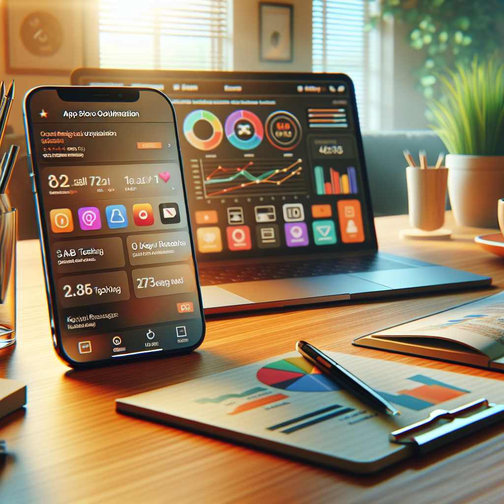 A professional setting showcasing elements of App Store Optimization costs.