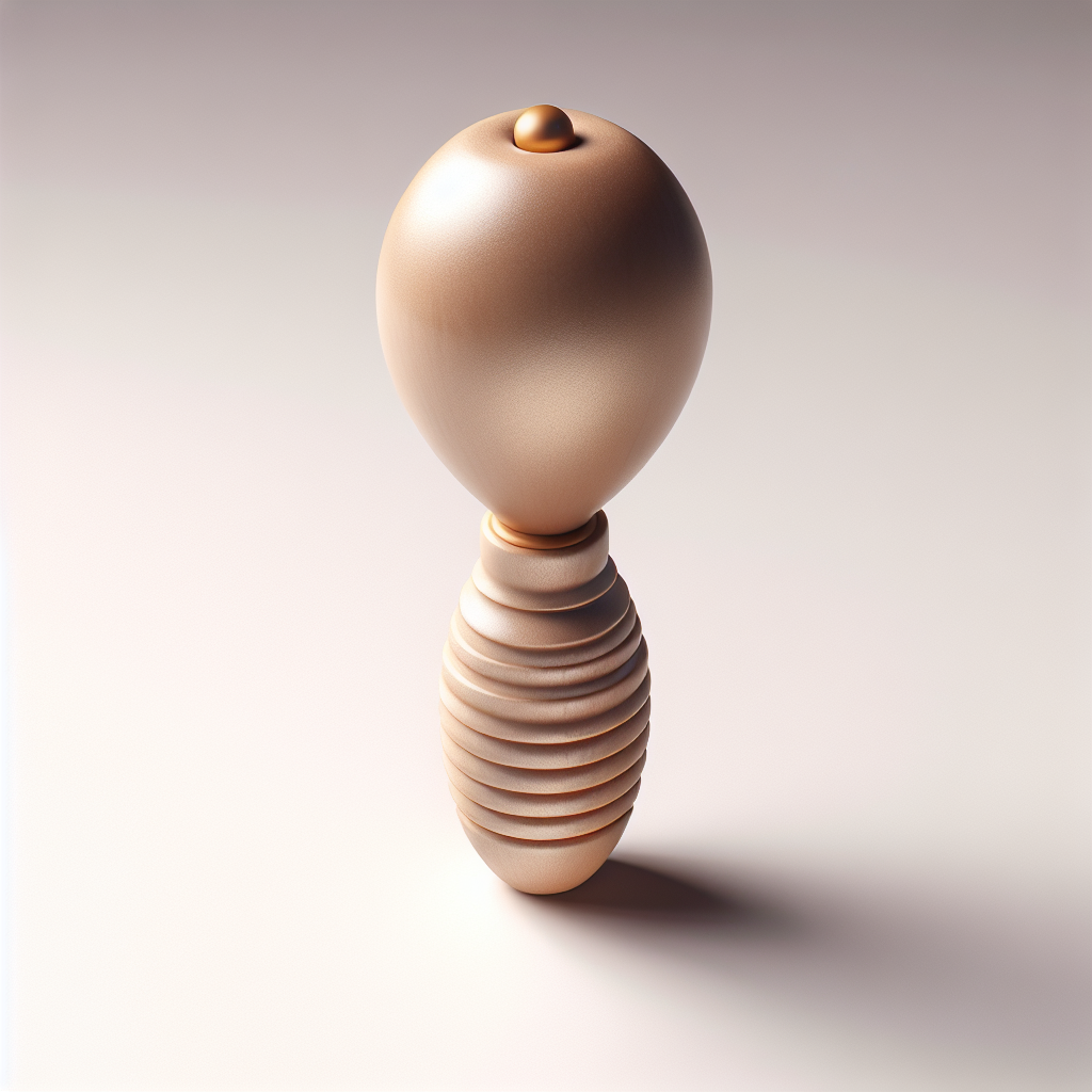 A realistic image of a kegel exercise tool.