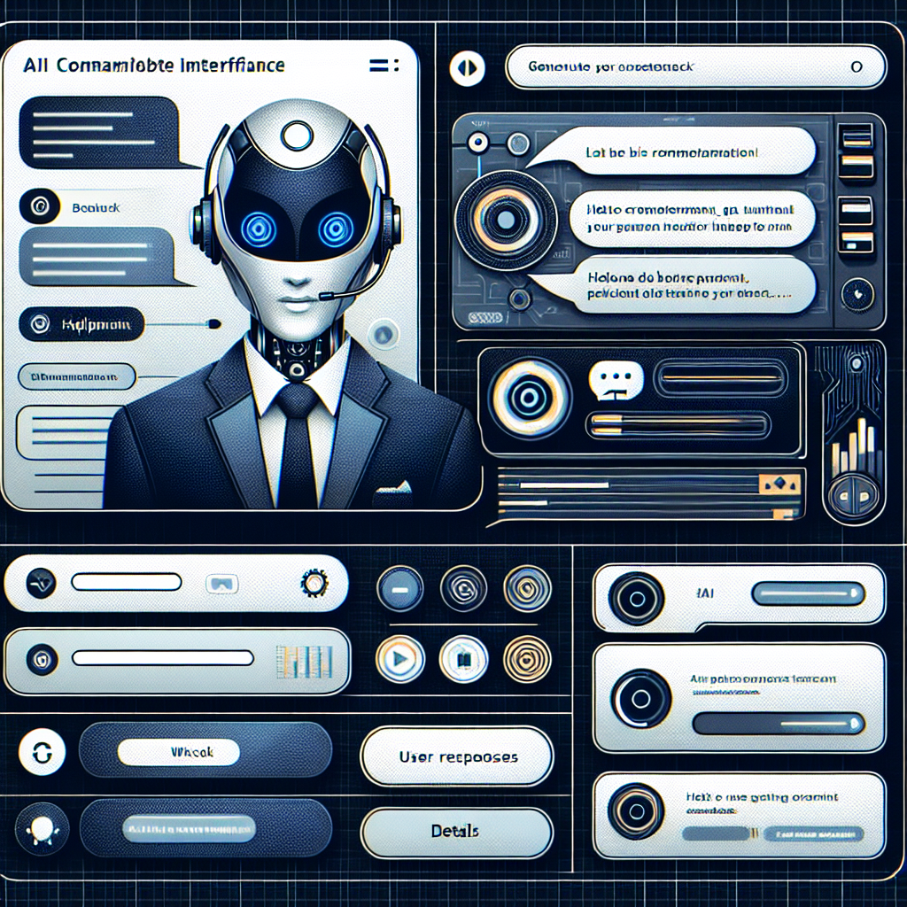 Realistic image of an AI chatbot interface on a helpdesk similar to the one seen in the reference URL.