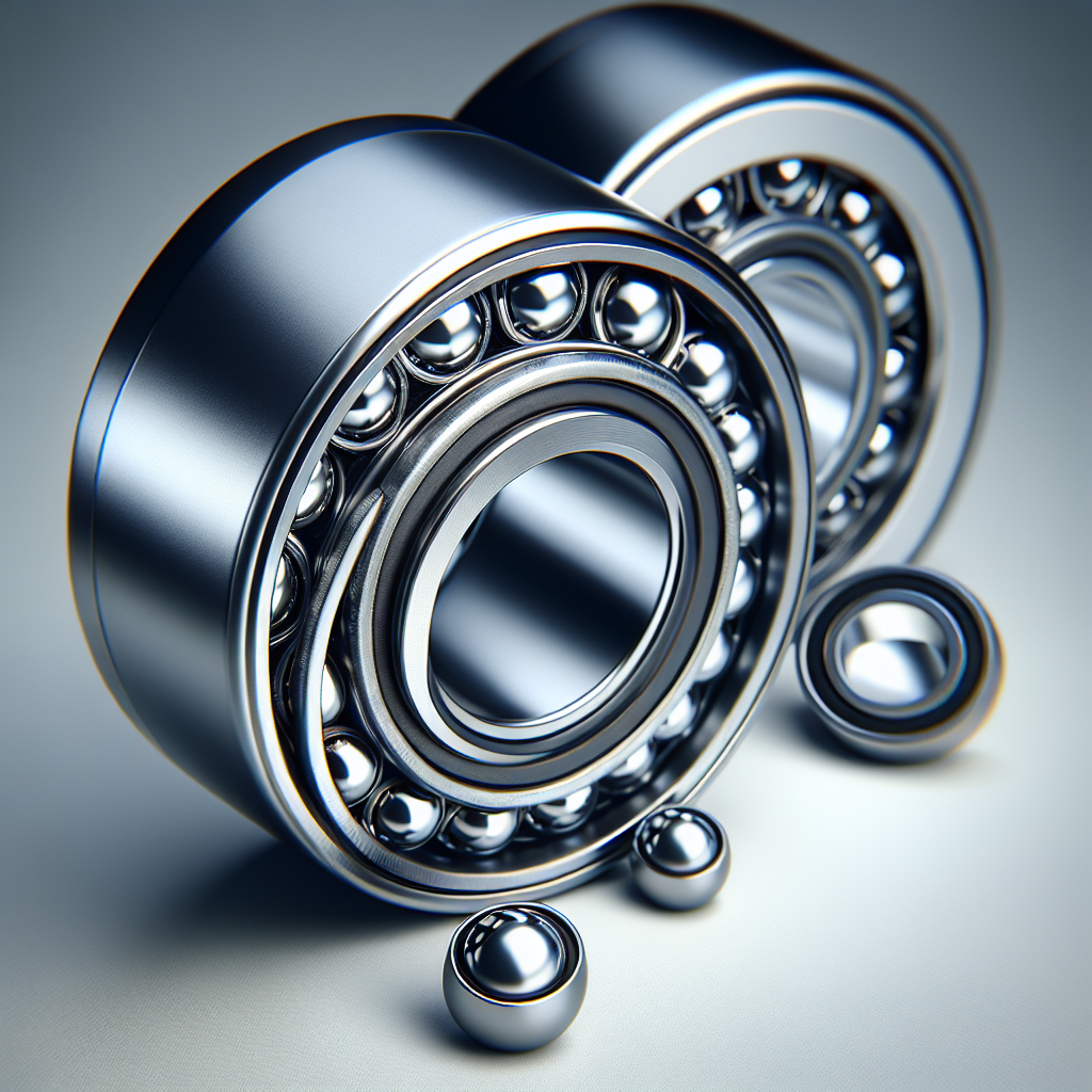 Close-up of high-quality trailer wheel bearings.